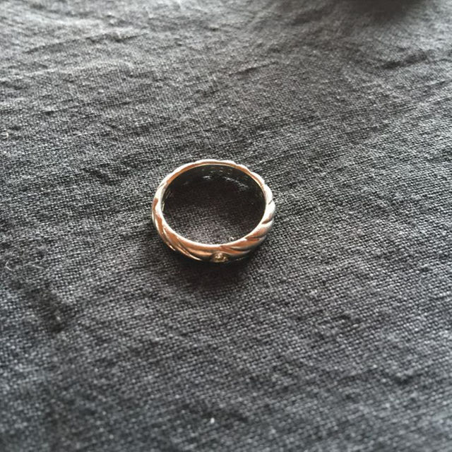 agete(アガット)のプラチナ リング ダイヤ レディースのアクセサリー(リング(指輪))の商品写真