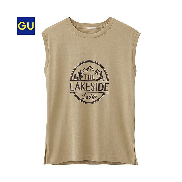 GU(ジーユー)のGU Tシャツ  レディースのトップス(Tシャツ(半袖/袖なし))の商品写真