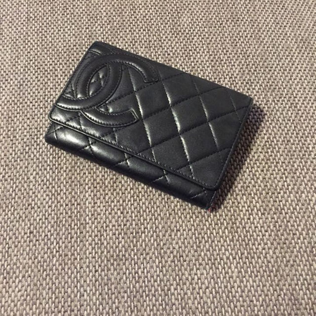 CHANEL(シャネル)のCHANEL☆カンボン ウォレット 正規品 レディースのファッション小物(財布)の商品写真