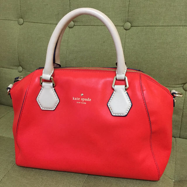 kate spade new york(ケイトスペードニューヨーク)のケイトスペード 2way ショルダー ハンドバッグ バッグ レッド レディースのバッグ(ハンドバッグ)の商品写真