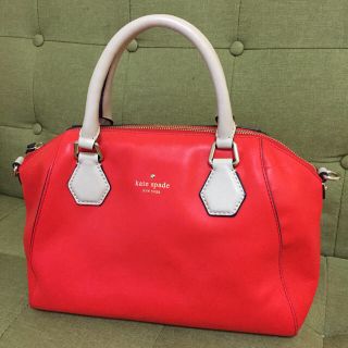 ケイトスペードニューヨーク(kate spade new york)のケイトスペード 2way ショルダー ハンドバッグ バッグ レッド(ハンドバッグ)