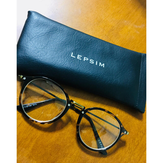 LEPSIM(レプシィム)のレプシム、伊達メガネ レディースのファッション小物(サングラス/メガネ)の商品写真