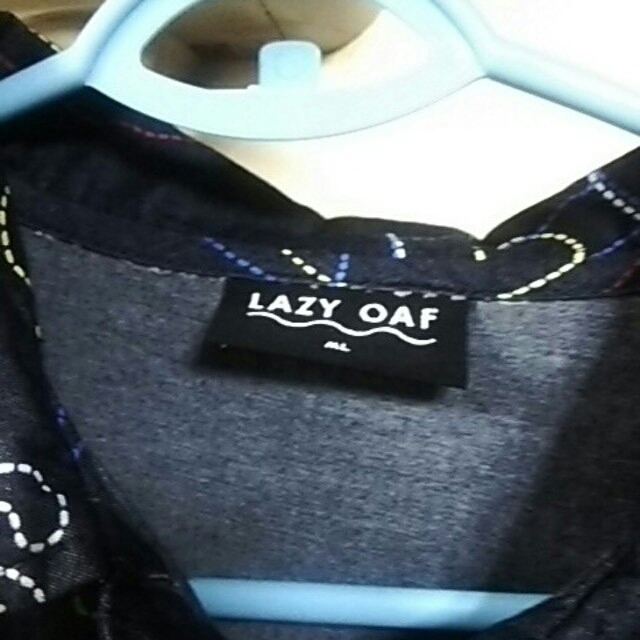 LAZY OAF(レイジーオーフ)のデニム風ワンピース レディースのワンピース(ひざ丈ワンピース)の商品写真