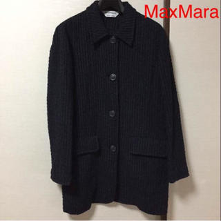 マックスマーラ(Max Mara)のMaxMara SPORTMAX ウール混コート(ピーコート)