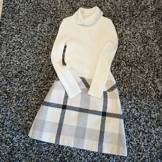 バーバリーブルーレーベル(BURBERRY BLUE LABEL)の【値下げ】ブルーレーベル ワンピース クレストブリッジ(ミニワンピース)