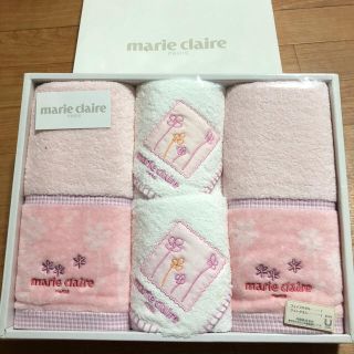 マリクレール(Marie Claire)のmarie claireタオルセット(タオル/バス用品)