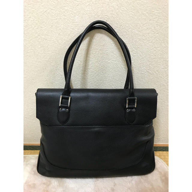 PELLE MORBIDA(ペッレ モルビダ)のペッレモルビダ PMO-MB034 Black 牛革 メンズのバッグ(ビジネスバッグ)の商品写真