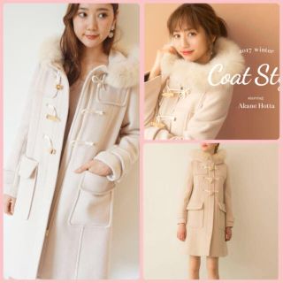 ジルバイジルスチュアート(JILL by JILLSTUART)の♡堀田茜さん着用♡レア♡新品タグ付き♡ロングダッフルコート♡(ダッフルコート)