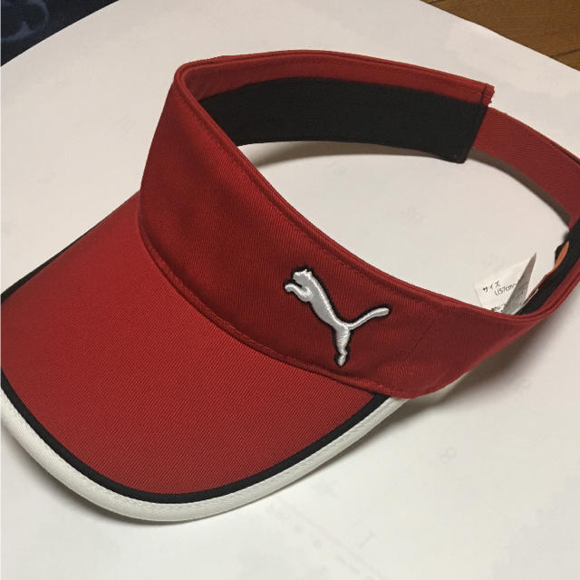 PUMA(プーマ)のタケ様専用　新品　プーマ　ゴルフ用　サンバイザー　 メンズの帽子(サンバイザー)の商品写真