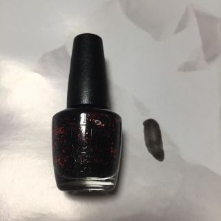 オーピーアイ(OPI)のOPI ミニボトル 黒×ショッピングピンクラメ(マニキュア)