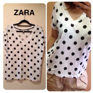 ザラ(ZARA)のZARA  ドット Ｔ(Tシャツ(半袖/袖なし))