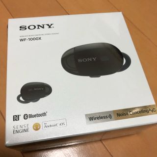 ソニー(SONY)のSONY WF-1000X 保証書付(2018/12/2まで)(ヘッドフォン/イヤフォン)