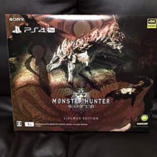 プレイステーション4(PlayStation4)のPS4 Pro モンスターハンター ワールド リオレウスエディション 本体(家庭用ゲーム機本体)