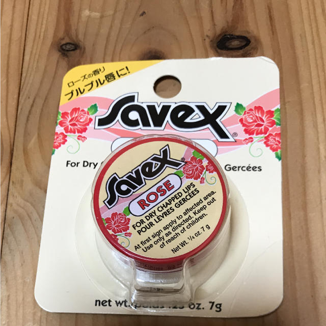 Savex(サベックス)のサベックス リップクリーム リップケア ローズ コスメ/美容のスキンケア/基礎化粧品(リップケア/リップクリーム)の商品写真