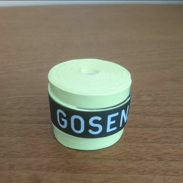 GOSEN(ゴーセン)のゴーセングリップテープ9個フラッシュイエロー スポーツ/アウトドアのスポーツ/アウトドア その他(バドミントン)の商品写真