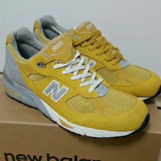 ニューバランス(New Balance)の未使用　NB M991 UK製　イエロー(スニーカー)