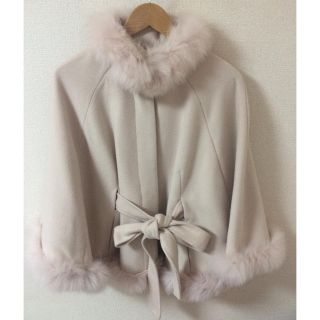 セシルマクビー(CECIL McBEE)のセシル、ポンチョ、コート、ピンク美品(ポンチョ)