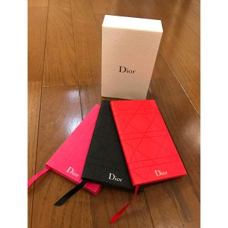 クリスチャンディオール(Christian Dior)の【新春♡お値下げ】クリスチャンディオール ノベルティー  手帳3冊セット(ノート/メモ帳/ふせん)