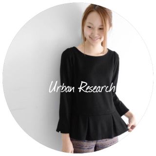 アーバンリサーチ(URBAN RESEARCH)の【Urban Research】 圧縮天竺ペプラムプルオーバー(ニット/セーター)