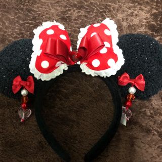 ディズニー(Disney)の☆ミニーちゃんカチューシャ☆(キャラクターグッズ)