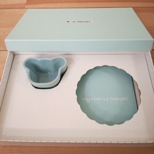 LE CREUSET(ルクルーゼ)の新品・未使用♡ル　クルーゼ　ベビー食器 キッズ/ベビー/マタニティの授乳/お食事用品(離乳食器セット)の商品写真