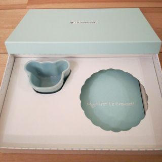 ルクルーゼ(LE CREUSET)の新品・未使用♡ル　クルーゼ　ベビー食器(離乳食器セット)