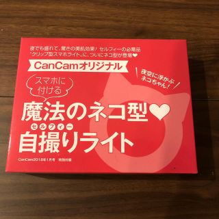 ショウガクカン(小学館)のCancam付録❤️ ネコ型自撮りライト(その他)