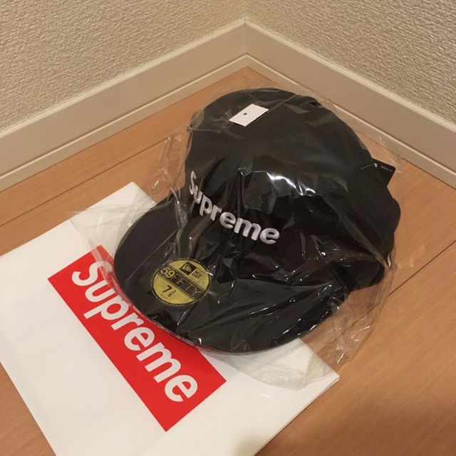 Supreme New Era Cap 黒 シュプリーム ニューエラ