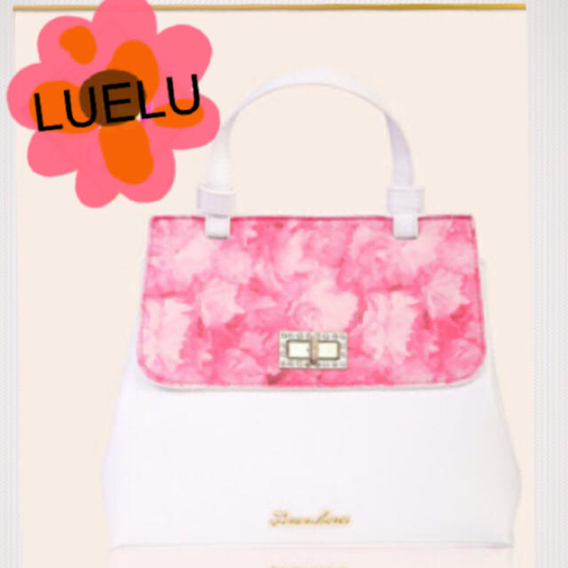 LUELU(ルエル)の新品♡ローズ柄トートバッグ レディースのバッグ(トートバッグ)の商品写真