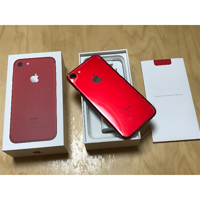 Apple - SIMフリー iPhone 7 128GB 新品 (product) red 赤