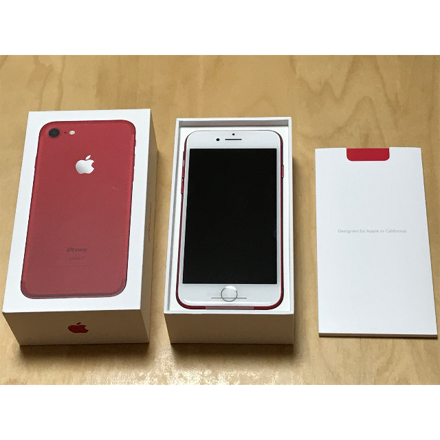 Apple iPhone 7 Red 128GB SIMフリー A11 Apple iPhone 7 - 128 GB - (PRODUCT)RED (Unlocked) for sale