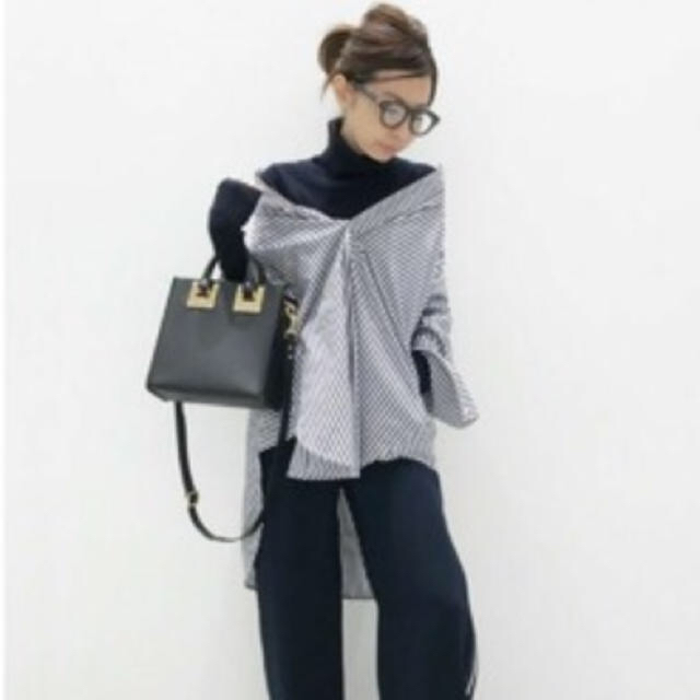 L'Appartement DEUXIEME CLASSE(アパルトモンドゥーズィエムクラス)の＊週末限定値下げ＊ アパルトモン タートルネック Rib Knit ブラック レディースのトップス(ニット/セーター)の商品写真