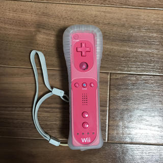 ウィー(Wii)のしんちゃん様専用Wii リモコン ピンク(家庭用ゲーム機本体)
