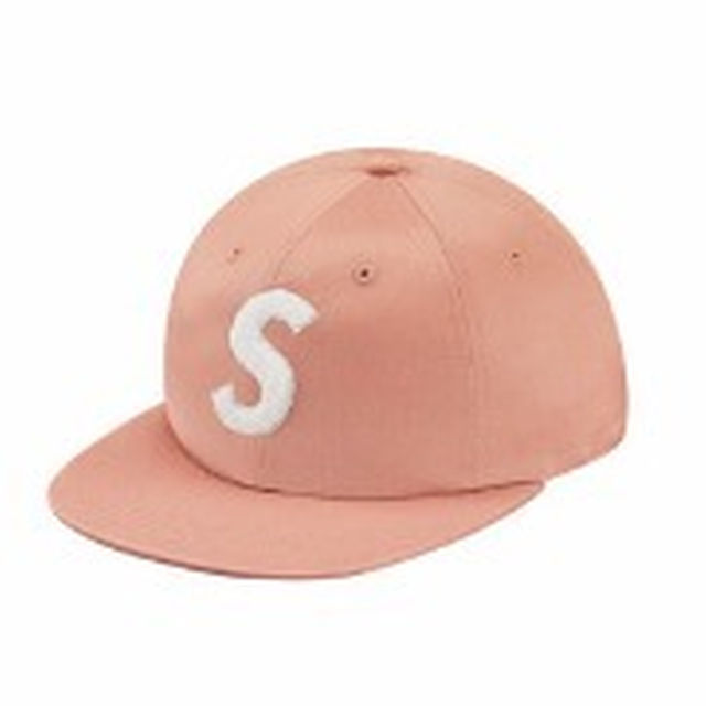 16AW Supreme Chenille S Logo 6-Panel Cap