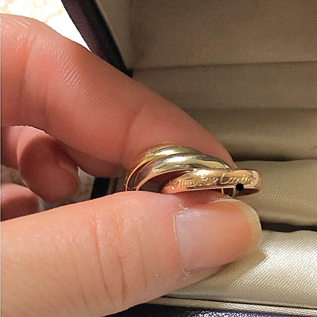 Cartier(カルティエ)のririri様専用カルティエトリニティ9号 レディースのアクセサリー(リング(指輪))の商品写真