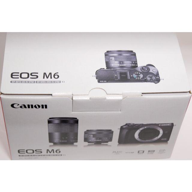Canon(キヤノン)のまほちん様専用 新品 Canon EOS M6 ボディ ブラック スマホ/家電/カメラのカメラ(ミラーレス一眼)の商品写真