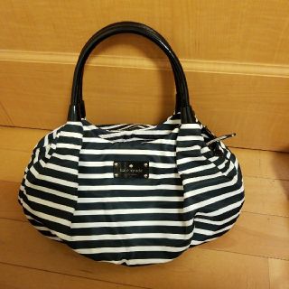 ケイトスペードニューヨーク(kate spade new york)の【sale！】 kate spade  バッグ ナイロン　ストライプ　(ハンドバッグ)