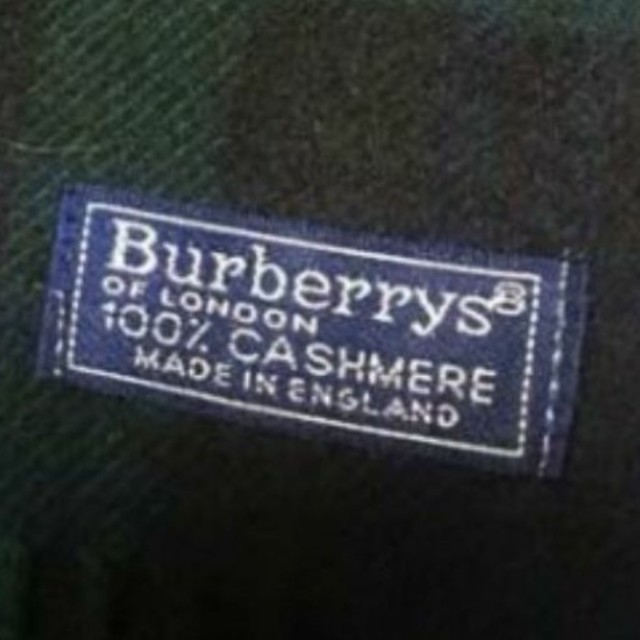 BURBERRY(バーバリー)のレア色 バーバリー マフラー カシミア100% ストール ブラックウォッチ レディースのファッション小物(マフラー/ショール)の商品写真