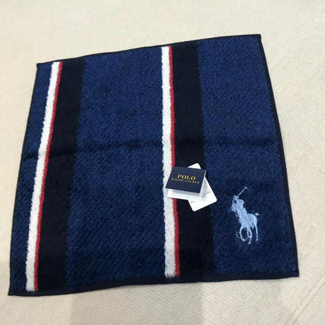 POLO RALPH LAUREN(ポロラルフローレン)のポロ ラルフローレン タオルハンカチ メンズのファッション小物(ハンカチ/ポケットチーフ)の商品写真