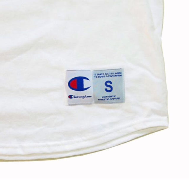 Champion(チャンピオン)の新品【CHAMPION チャンピオン】7分袖 Tシャツ ベースボール 茶/白 メンズのトップス(その他)の商品写真