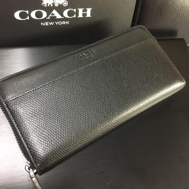 COACH(コーチ)の限定セール❣️新品コーチ長財布F74977グレインレザー プレゼントにも❣️ メンズのファッション小物(長財布)の商品写真