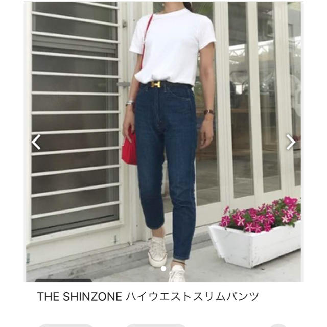Shinzone - shinzone ハイウエストスリムデニムの通販 by エミ's shop ...