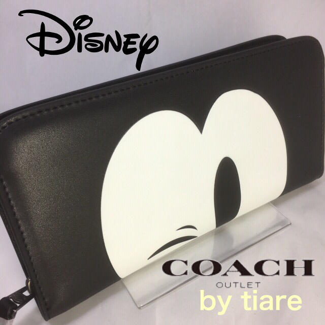 COACH(コーチ)の限定セール❣️新品コーチ×ディズニー長財布F54000ウインクミッキー レディースのファッション小物(財布)の商品写真