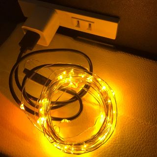 大好評 USB.LED イルミネーション ライト 5m50灯(フロアスタンド)