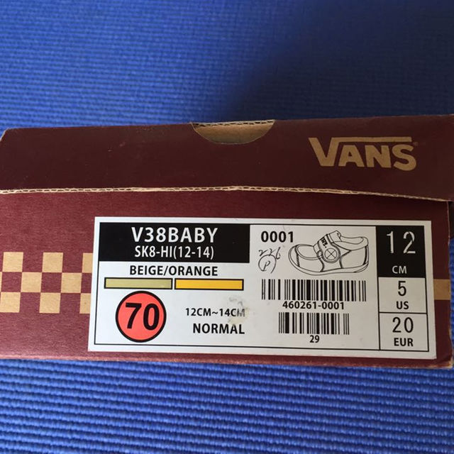 VANS(ヴァンズ)のVANS キッズシューズ 12cm キッズ/ベビー/マタニティのキッズ/ベビー/マタニティ その他(その他)の商品写真