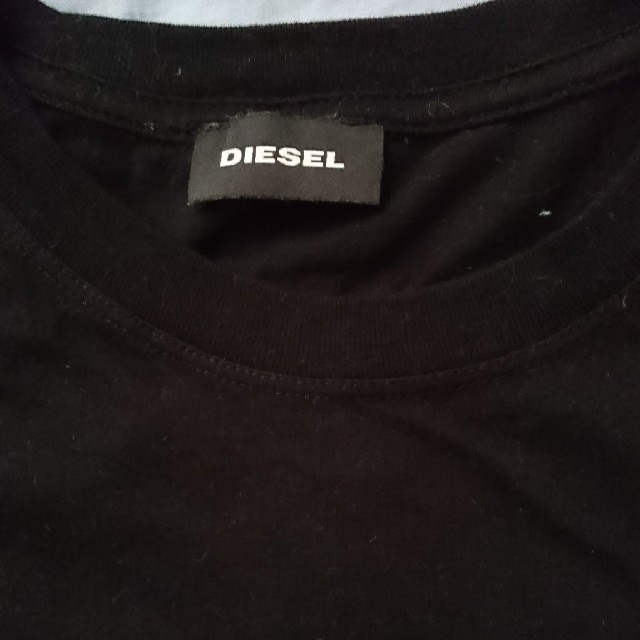 DIESEL(ディーゼル)のディーゼル DIESEL メンズ 黒 Tシャツ メンズのトップス(Tシャツ/カットソー(半袖/袖なし))の商品写真