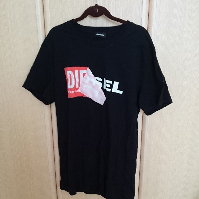 DIESEL(ディーゼル)のディーゼル DIESEL メンズ 黒 Tシャツ メンズのトップス(Tシャツ/カットソー(半袖/袖なし))の商品写真
