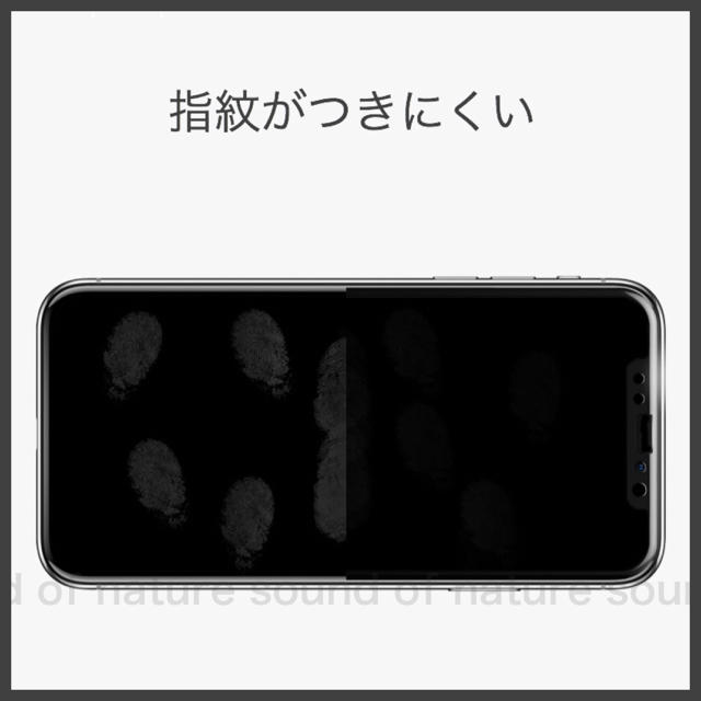 iPhoneX■3Dフルラウンド合金フレーム■強化ガラスフィルム スマホ/家電/カメラのスマホアクセサリー(保護フィルム)の商品写真