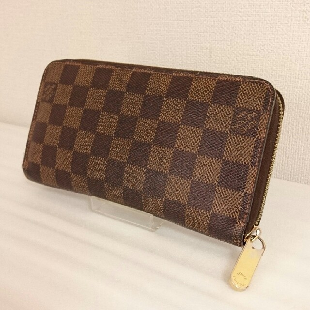 LOUIS VUITTON(ルイヴィトン)の正規品ルイヴィトン ダミエ ジッピーウォレット 長財布 レディースのファッション小物(財布)の商品写真