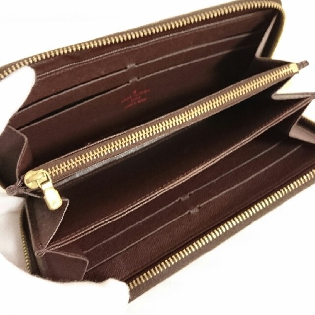 LOUIS VUITTON(ルイヴィトン)の正規品ルイヴィトン ダミエ ジッピーウォレット 長財布 レディースのファッション小物(財布)の商品写真